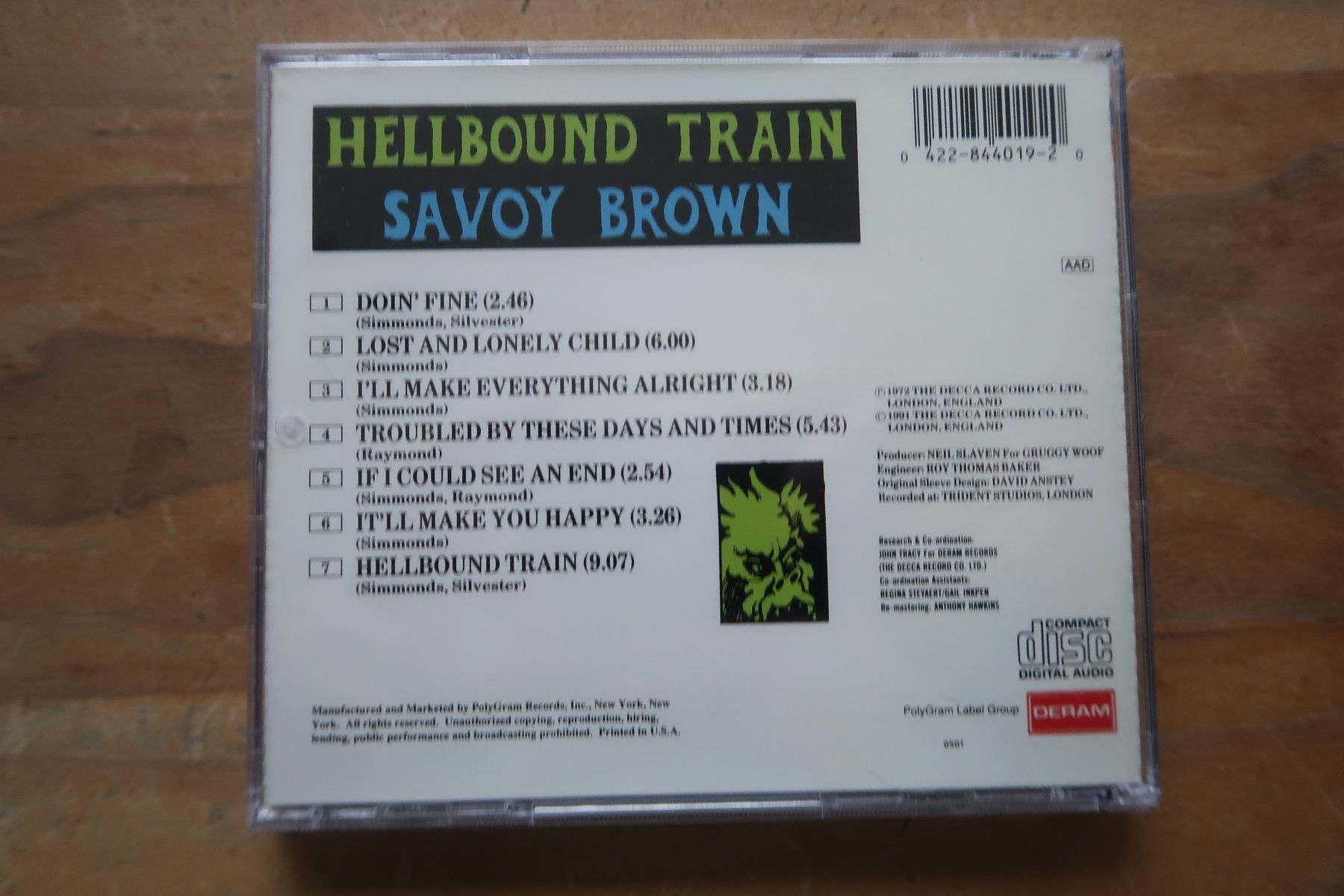 CDs: SAVOY BROWN - HELLBOUND TRAIN - CD – Gebraucht aus Basel von Patiscat 1