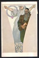 Alphonse Mucha: Vernost, Alter Mann mit 