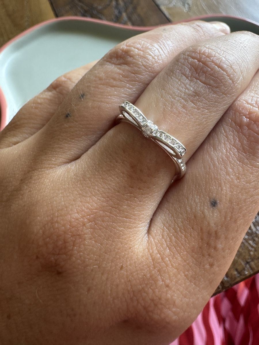 Anelli: Ring Schleife Zirkonia Silber 925 – Nuovo (secondo la descrizione) da Männedorf venduto da mariadelrocioeberle 1