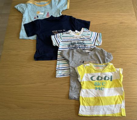 5x Tshirts in Grösse 68