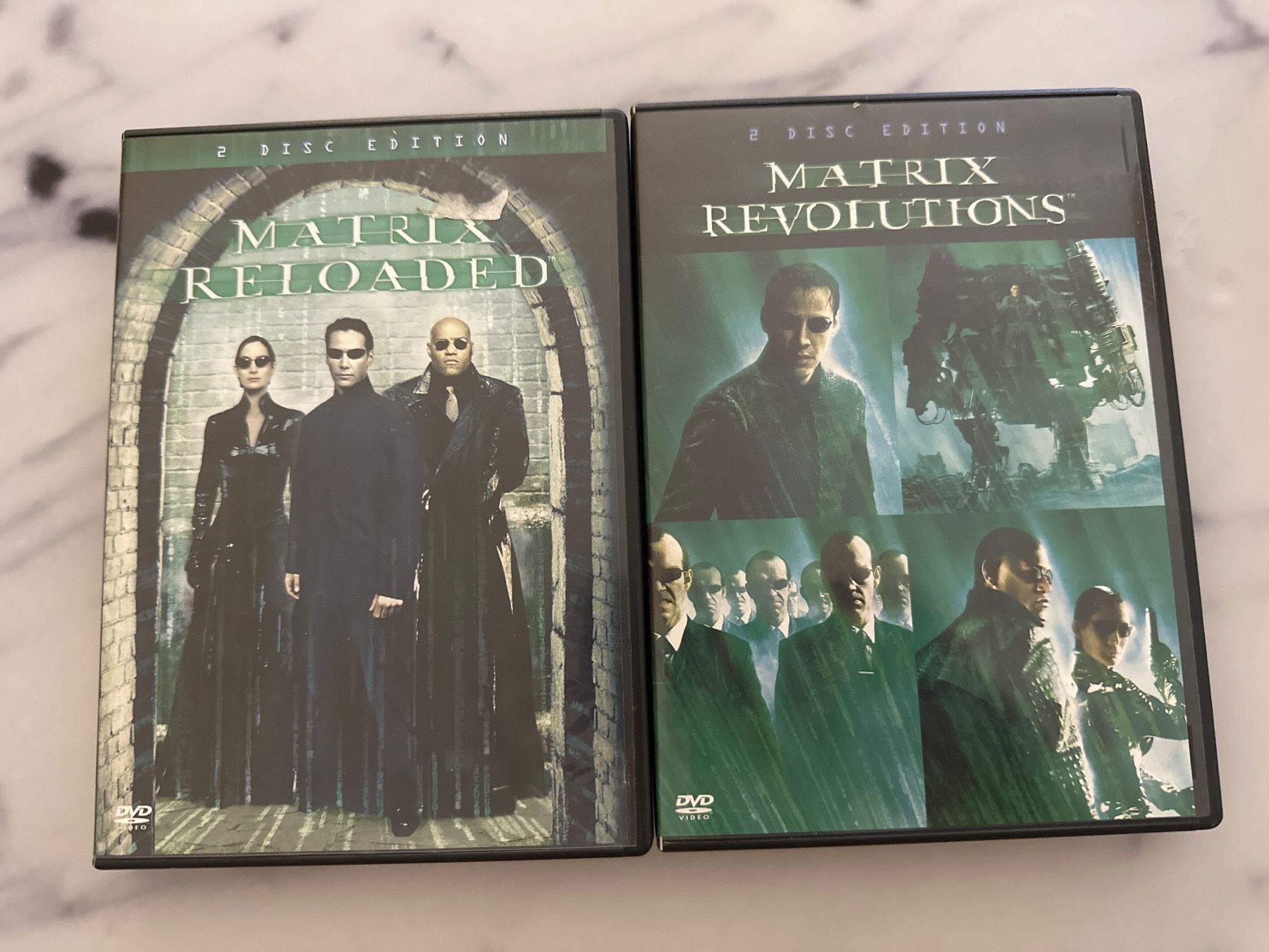 Tutti i DVDs: DVD Matrix Revolutions + Reloaded – Usato da Wangen b. Olten venduto da na_wal