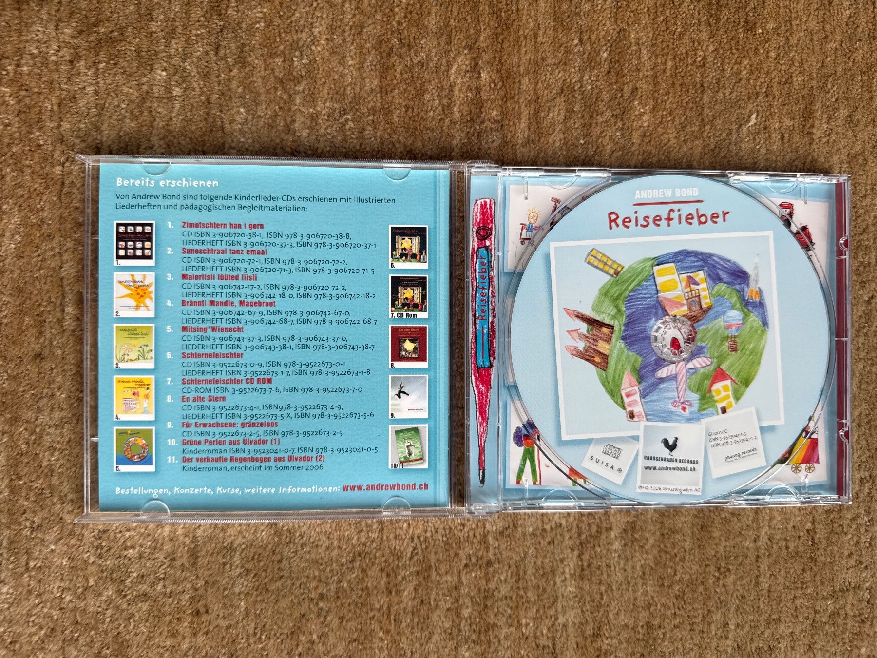 CD: CD - Reisefieber - Andrew Bond – Nuovo (secondo la descrizione) da Aarau venduto da Kilauea 2