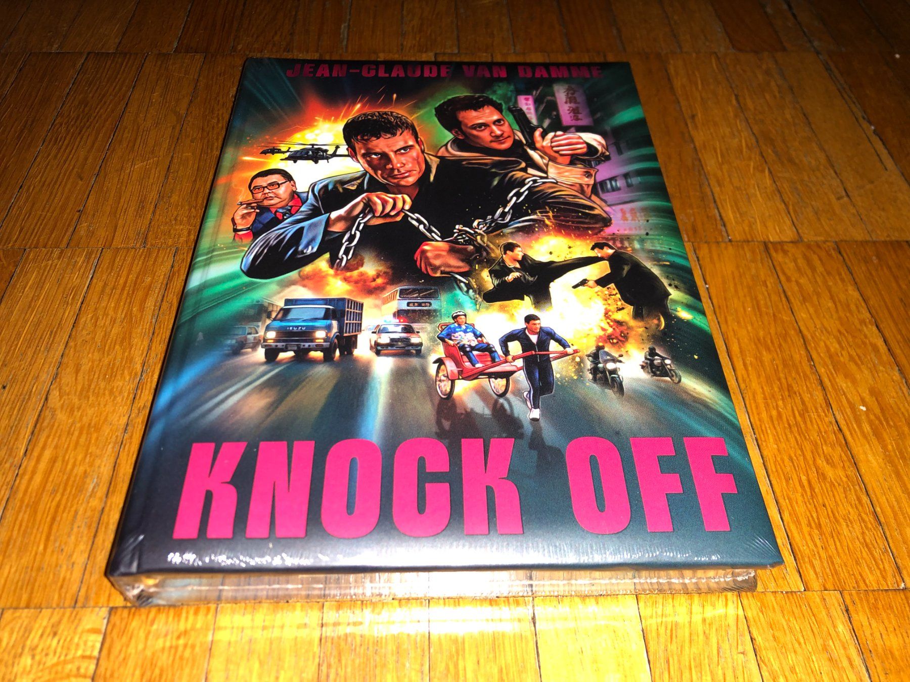 Alle DVDs: Knock Off - MEDIABOOK - WATTIERT - B - UNCUT – Neu und originalverpackt aus Basel von havsok