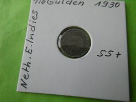 NIederländisch-Ostindien 1930, 1/10 Gulden - Silber