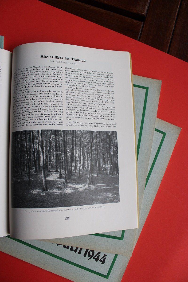 Libri: 6 x Thurgauer Jahrbuch 1939 -1944 – Usato da Wettswil venduto da roma010 2
