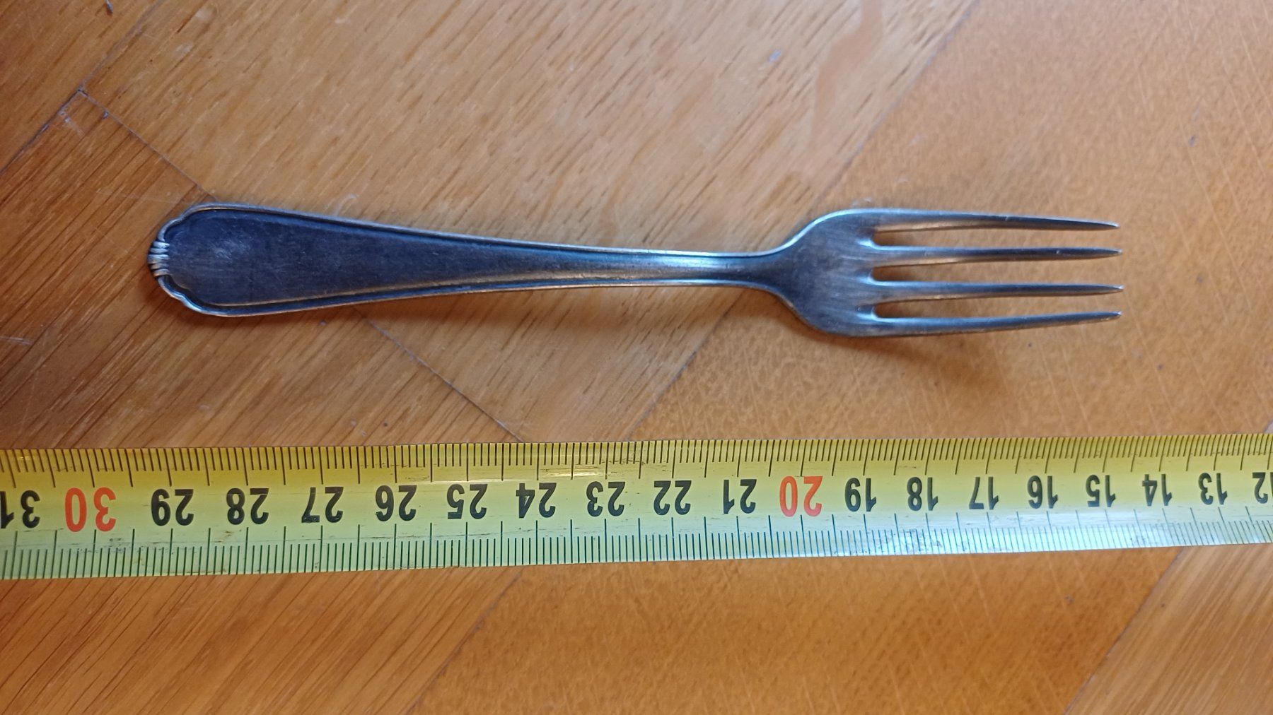 Forchette: Alte Gabel versilbert, Vintage mit J.M. Gravur – Usato da Oberneunforn venduto da Bumbam 4