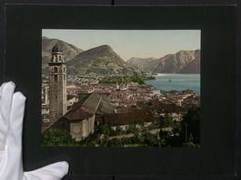 Fotografie Lugano, Panorama mit Seeblick