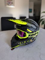 Casco AIROH Motard / Cross Taglia S + Maschera 100% 