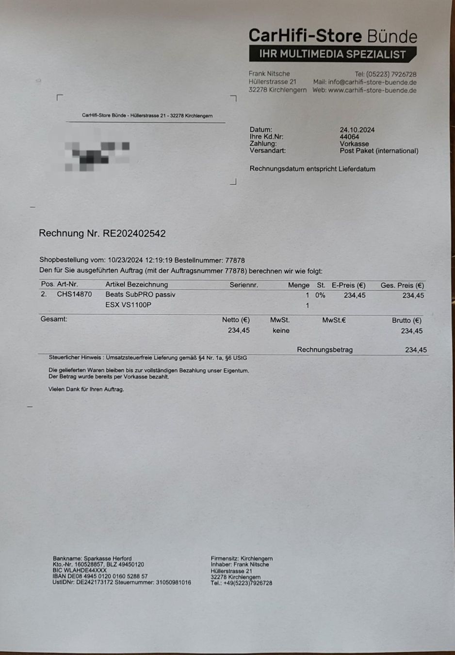 Verstärker: VW amp PRO Beats 8-Kanal + Subwoofer – Gebraucht aus Mamishaus von Meeeisi 4