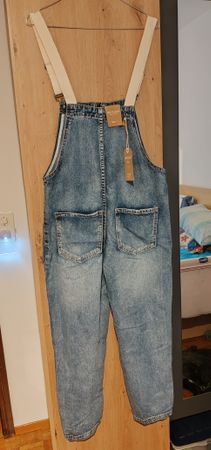 Salopette Water Jeans Denim collection premium quality tg L