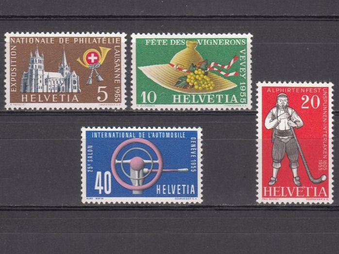Alle Briefmarken: SBK 320 - 323 postfrisch – Gebraucht aus Bürglen TG von StampGraf