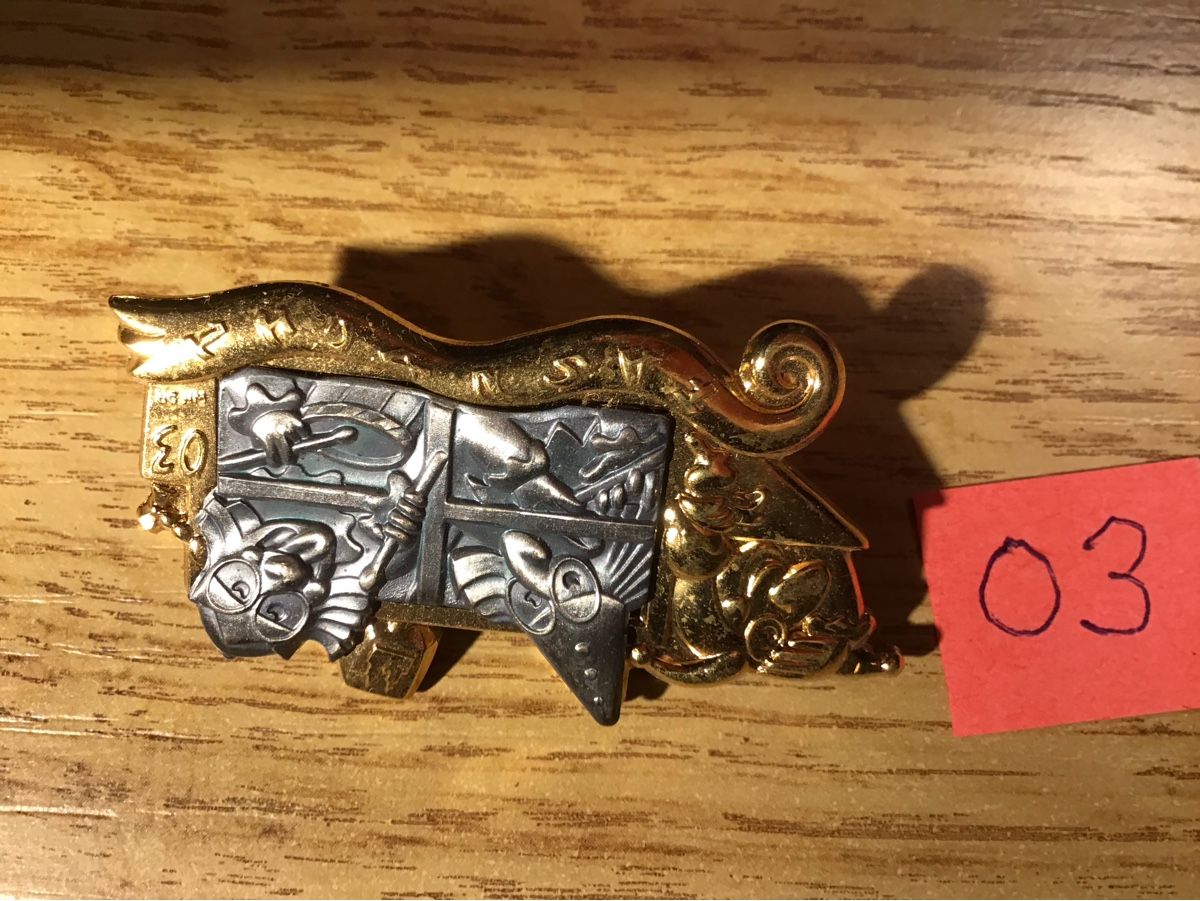 Placchette & Badge: Goldplakette 2003 – Usato da Arlesheim venduto da printz01