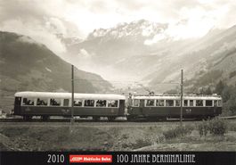 Poschiavo GR Berninabahn beim Balbalera-Kehrtunnel Bahn