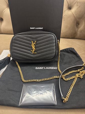 Saint Laurent Lou Mini Bag, Schwarz, Top Zustand!