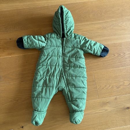 Petit Bateau Baby Schneeanzug grün Grösse 67 cm neuwertig