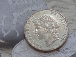 5 Fr. 1890 B - Belle pièce
