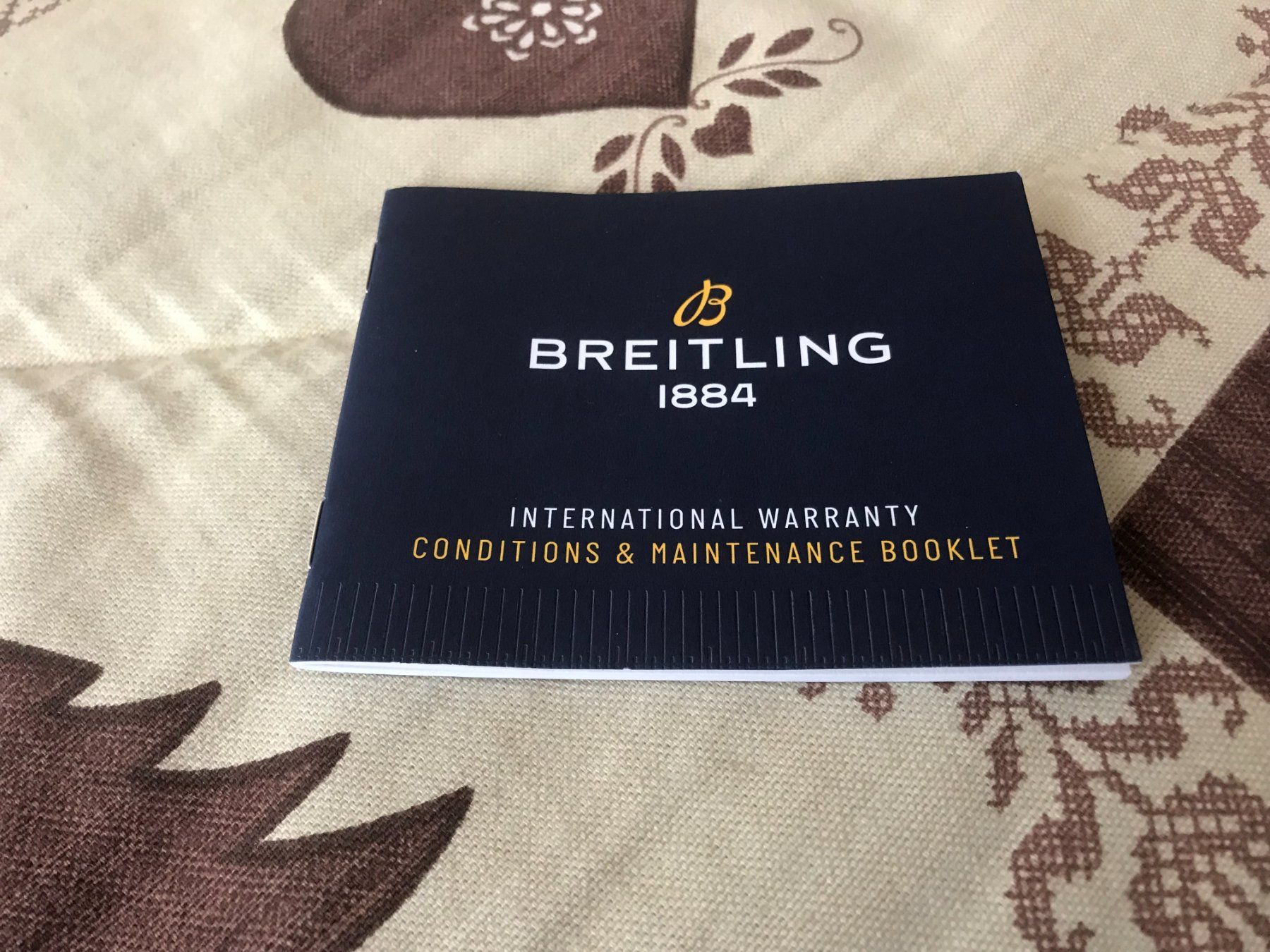Breitling Documenti: BREITLING - INSTRUCTION CONDITION & MAINTENANCE BOOKLET NEW – Nuovo (secondo la descrizione) da Epalinges venduto da dream-watch