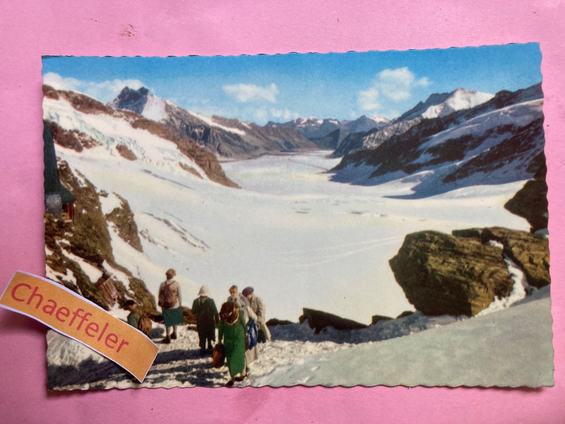 Cartes postales: Jungfraujoch mit Aletschgletscher – D'occasion à Zürich par Chaeffeler