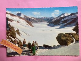Jungfraujoch mit Aletschgletscher
