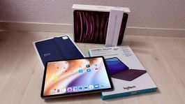 iPad Pro 11" (4. Gen) 128GB Wi-Fi Space Gray + Viel Zubehör