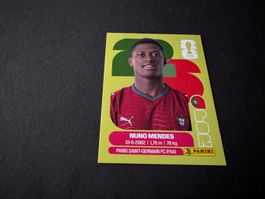 Panini FIFA Fussball WM 2026 Sticker Nuno Mendes POR 7