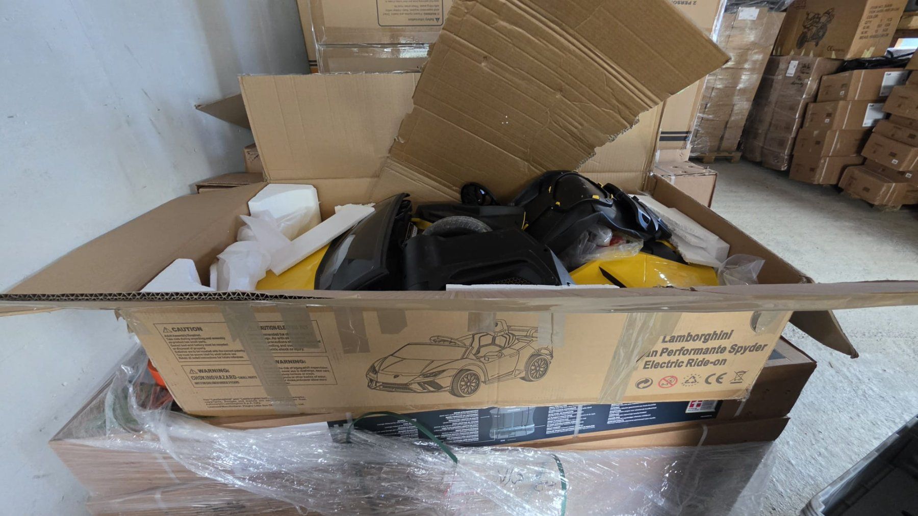 Veicoli per bambini: Defekt Elektro Kinderauto "Lamborghini Huracan" – Difettoso da Walenstadt venduto da Trend-24 3
