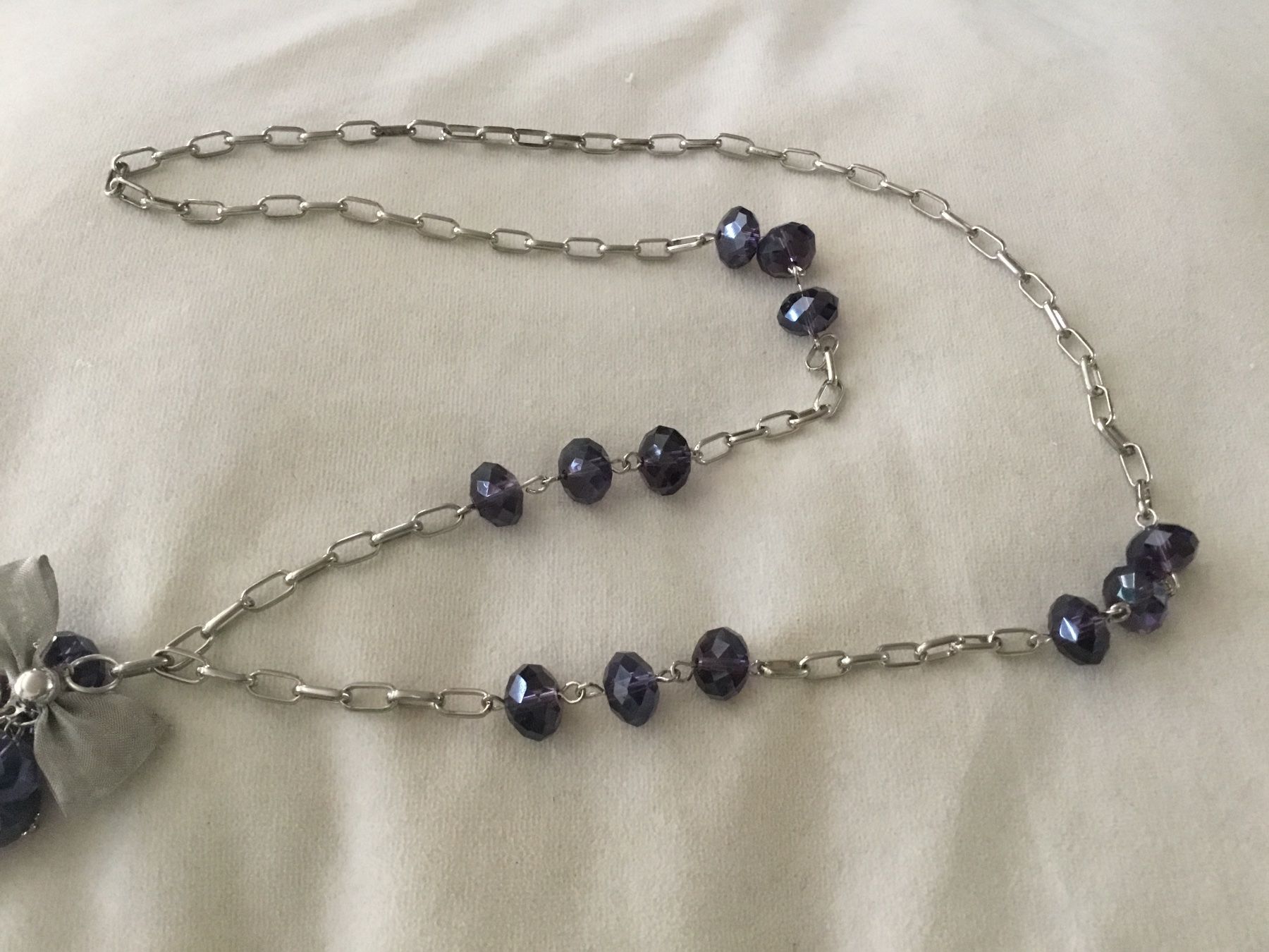 Ketten: Long collier original perles de verre gris rose – Neu (gemäss Beschreibung) aus Le Landeron von nic_8hd5 2