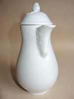 Kaffeekanne weiss uni Schumann Porzellan 21cm Teekanne Kanne