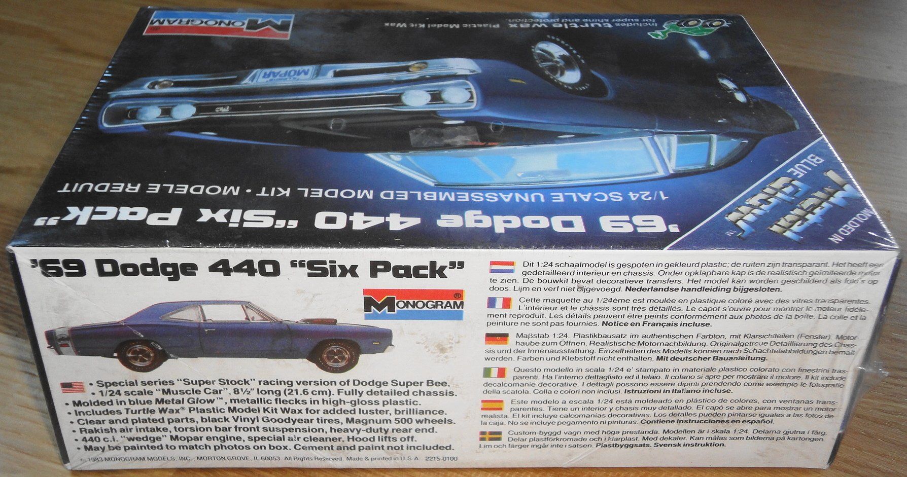 Dodge Modellini d'auto: MONOGRAM '69 DODGE SUPER BEE 440 SIX PACK TURTLE WAX 1/24 – Nuovo e nell'imballaggio originale da Frümsen venduto da Malibu69 4