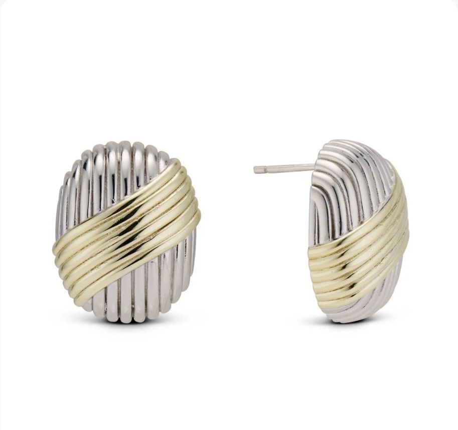 Orecchini pendenti & Orecchini a lobo: EP Jewels two-tone ripped earring – Nuovo e nell'imballaggio originale da St. Gallen venduto da ang_jez7