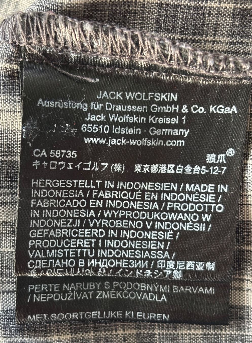 Jack Wolfskin Camicie: Jack Wolfskin Wanderhemd, Gr. M, braun kariert – Nuovo (secondo la descrizione) da Ebnat-Kappel venduto da Molton 5