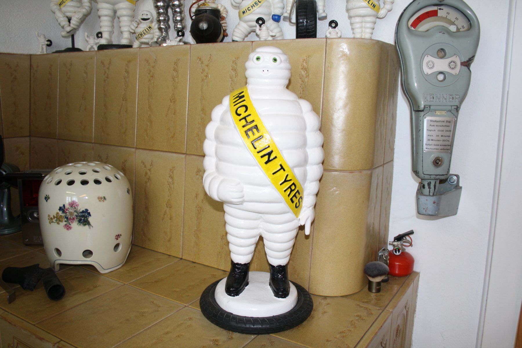 Michelin Statuette: MICHELIN MANN BIBENDUM EISEN  17/18 Kg. – Usato da Wauwil venduto da Pneuedy 7