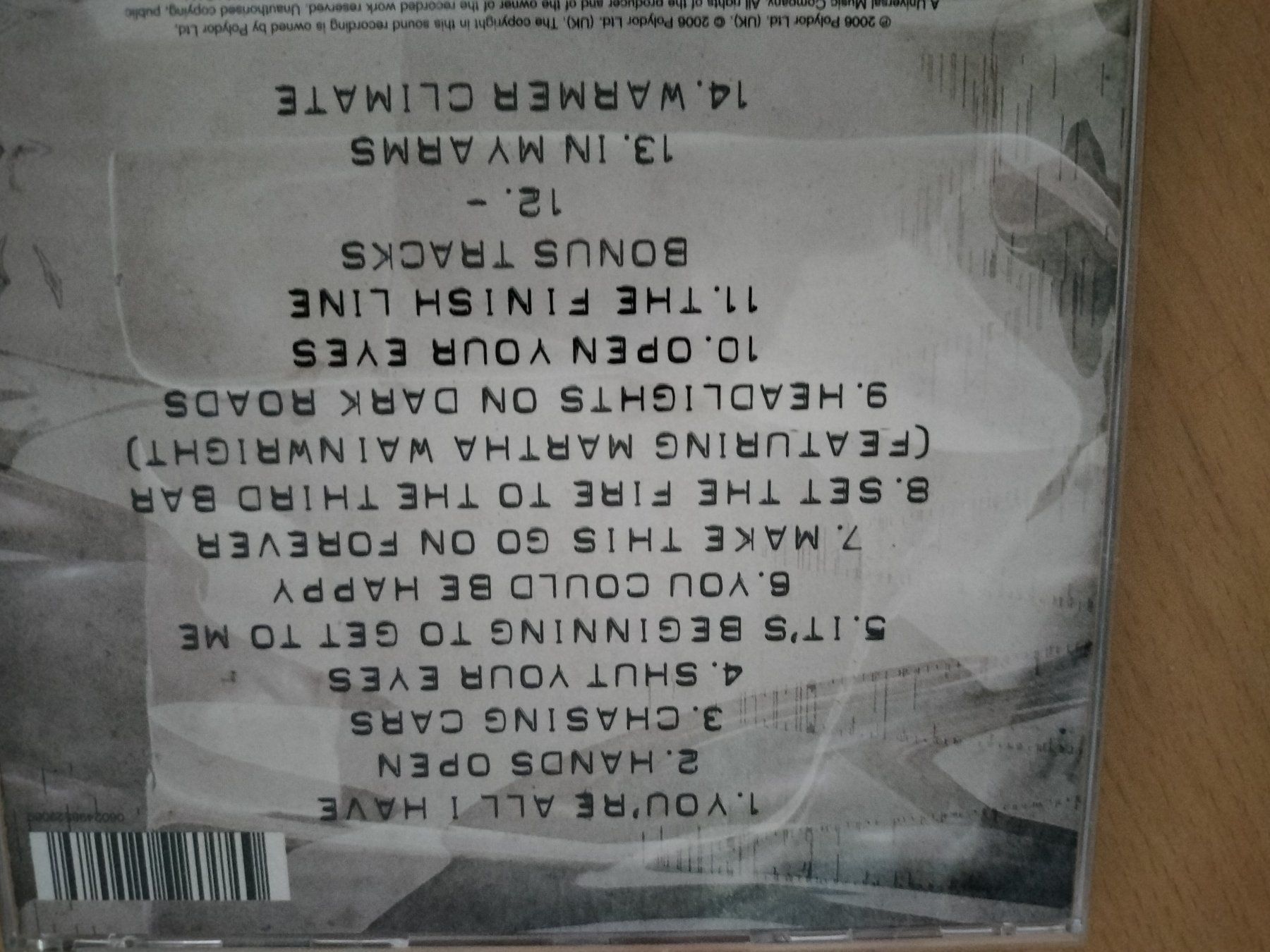 CD: CD. Snow Patrik – Usato da Heimberg venduto da Rockenrol 1