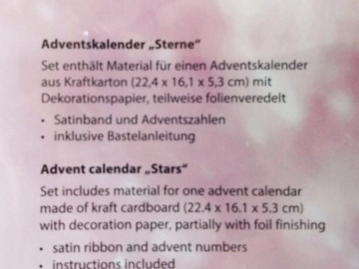 Calendari: Adventskalender zum Basteln – Nuovo e nell'imballaggio originale da Jonen venduto da h-blxgirl79 1
