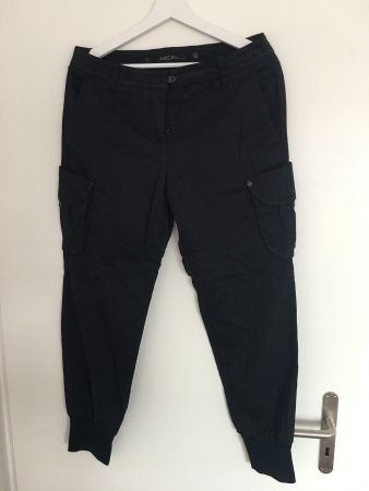 MARCCAIN DAMEN HOSE-SCHWARZ-GR.38WIE NEU