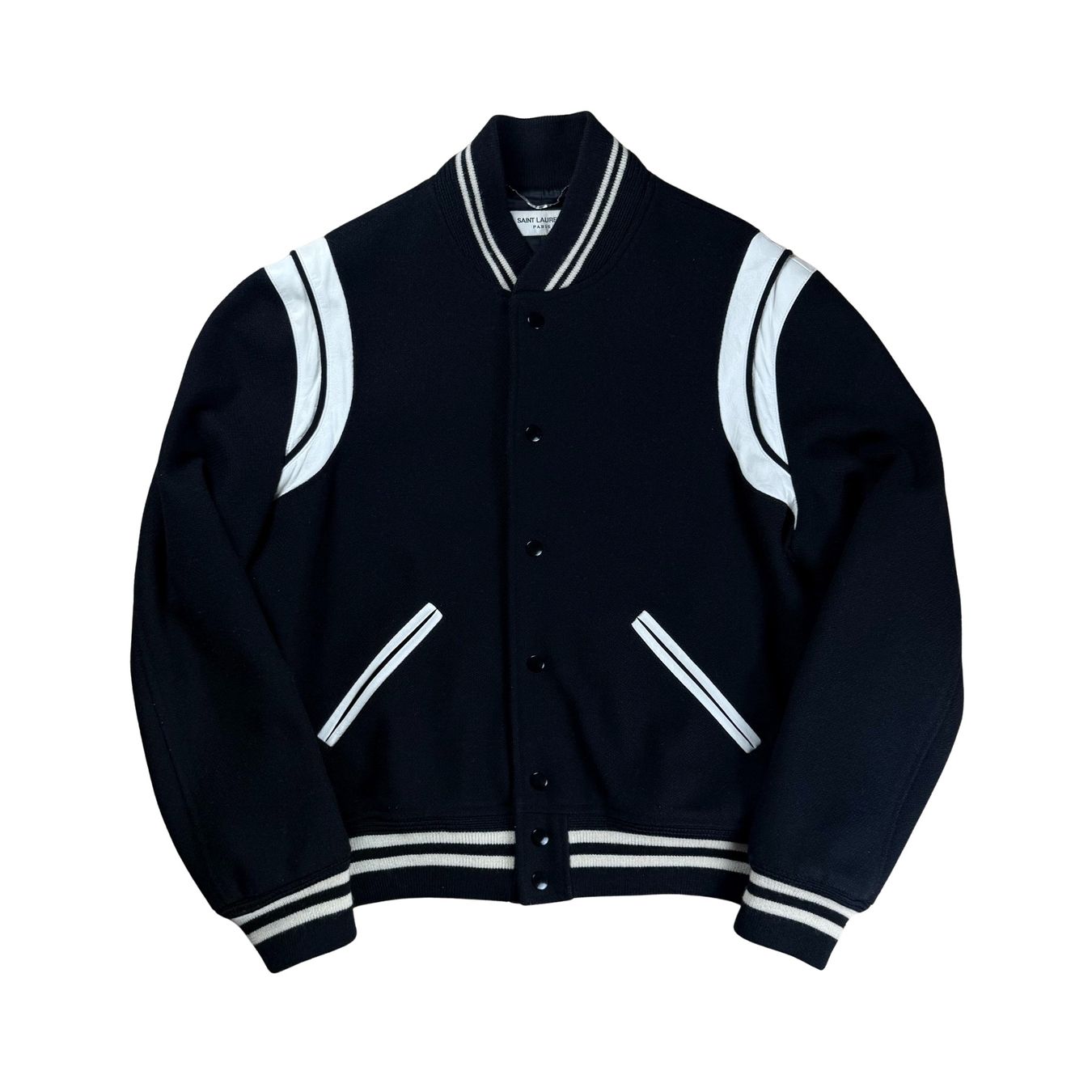 Saint Laurent Giacche: Saint Laurent Teddy College Jacke 2015  - 52 – Usato da Herisau venduto da 1asupply