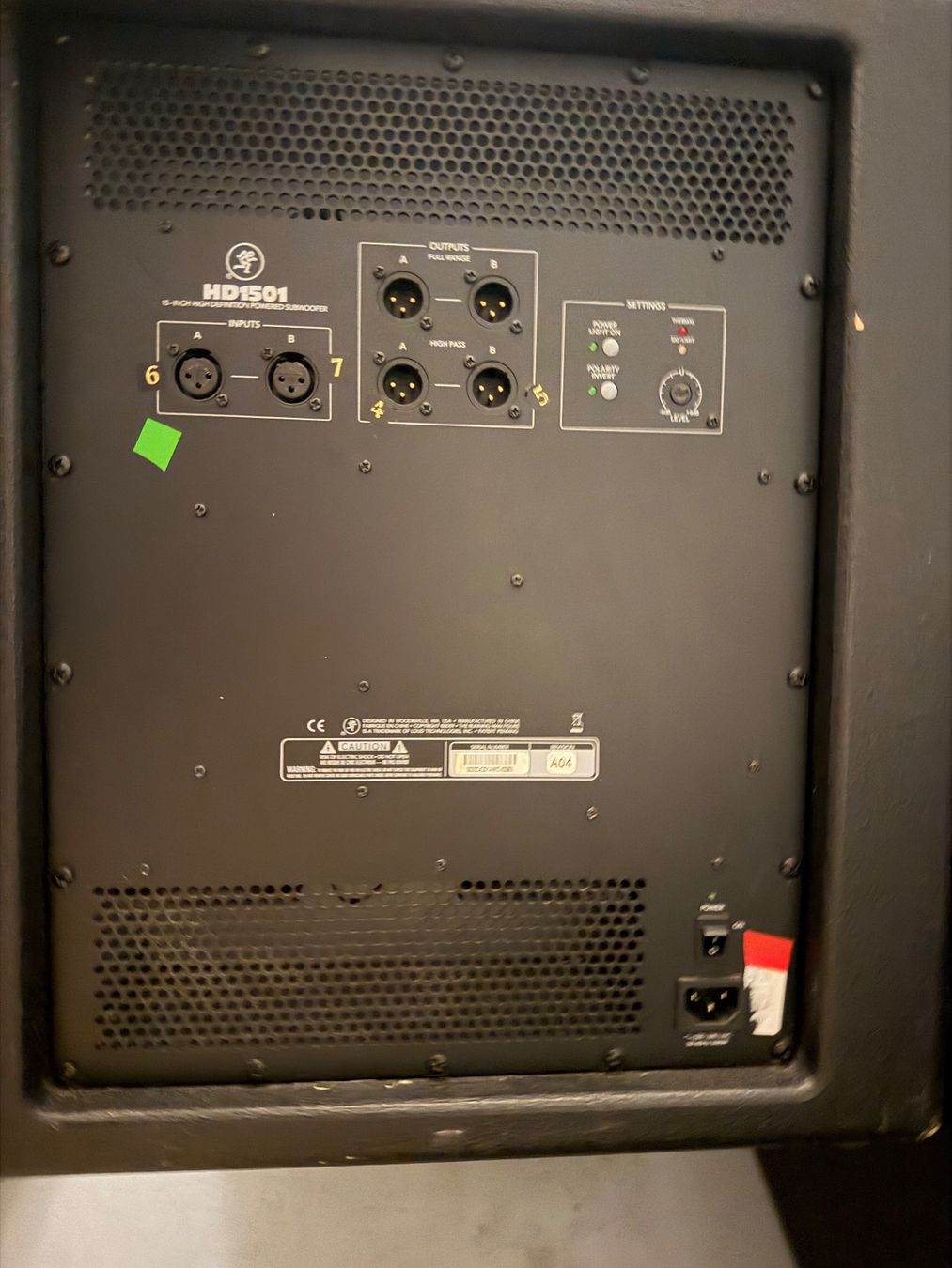 Mackie Lautsprecher: Aktiver Mackie Subwoofer – Gebraucht aus Altendorf von Parsley1 1