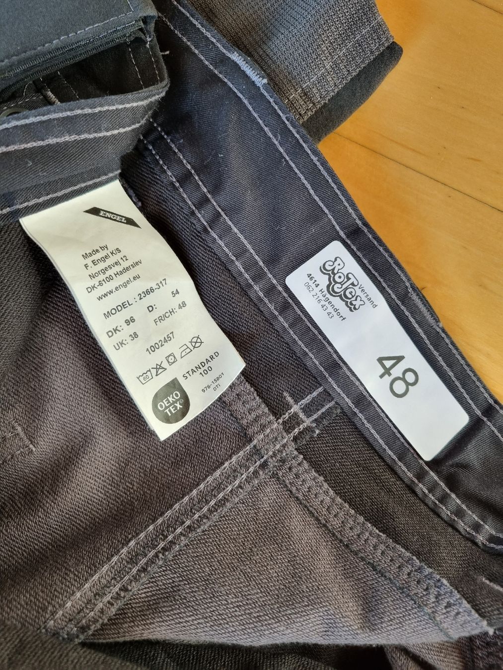 Hosen: ENGEL X-treme Arbeitshose schwarz 48 – Gebraucht aus Geiss von roemus 3