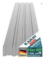 6 Pack Trapezblech 15er Set zu 7,7 m2 inkl. Schrauben neu