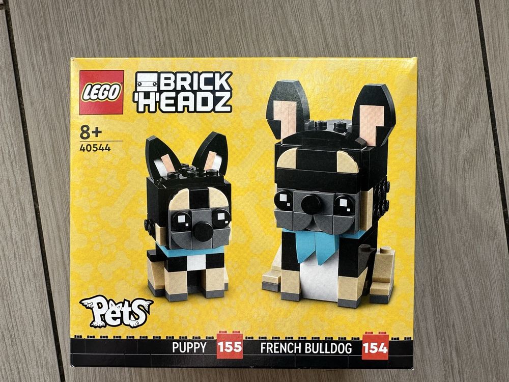 Lego Pets - French Bulldog 40544, BrickHeadz (OVP)
