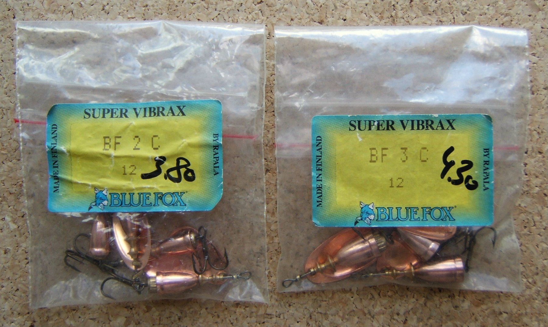 Rapala Esche: LOT RAPALA BLUE FOX SUPER VIBRAX – Nuovo e nell'imballaggio originale da Brunnen venduto da Nonne04 5