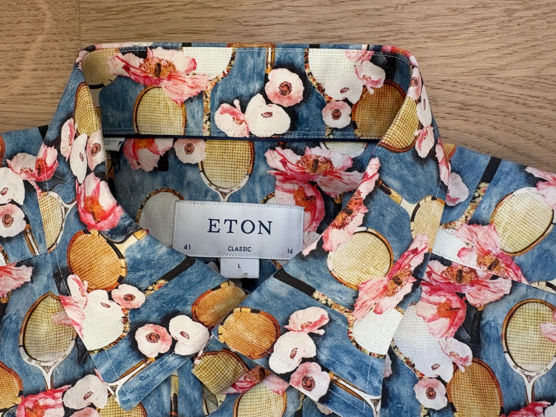 Camicie: Eton Tennis Print Hemd – Usato da Elgg venduto da Jo_Naj