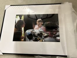 Gerahmte Fotografie, hochwertig in Metal Rahmen