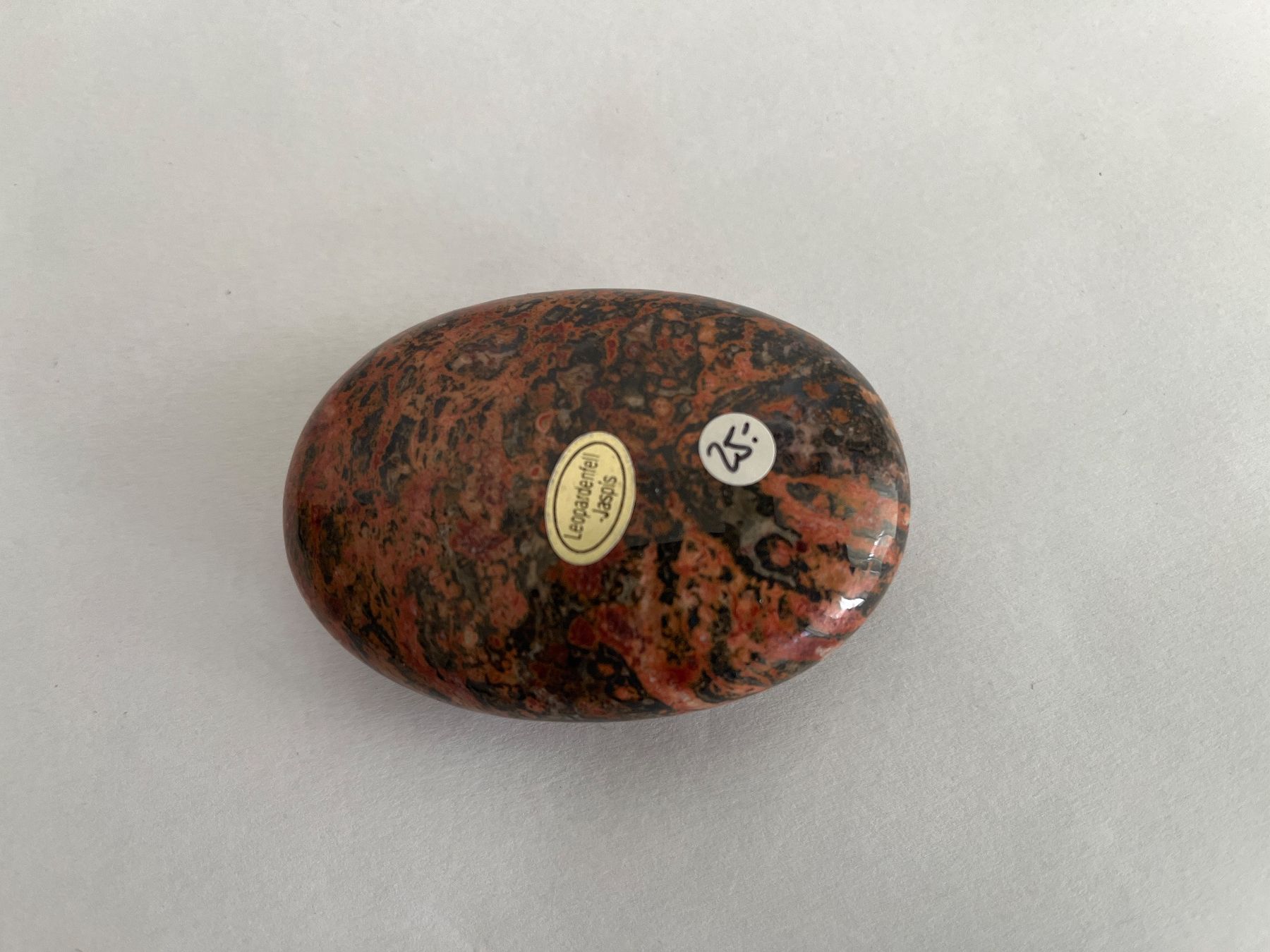 Mineralien & Heilsteine: Massage Seifenstein Leopardenfell Jaspis – Neu und originalverpackt aus Doppleschwand von lapis106