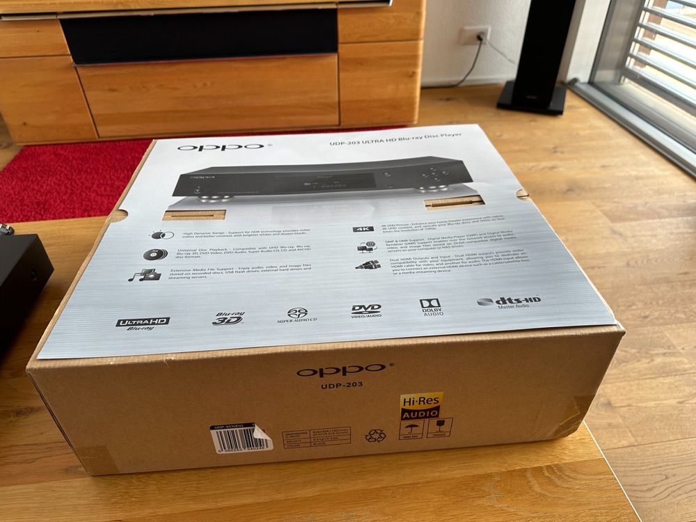 BluRay Player Oppo UDP203 High End 4k UHD HDR Dolby Vision Kaufen