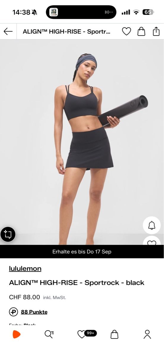 Lululemon Gonne: Sportrock lululemon – Usato da Wolfhausen venduto da leaze