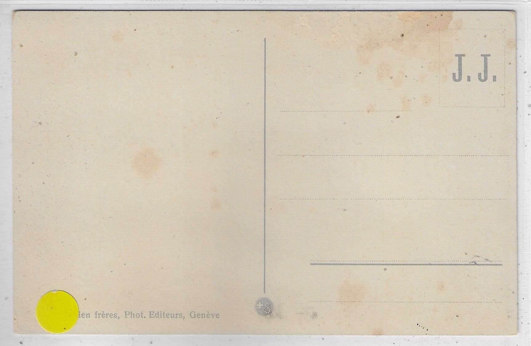 Cartoline postali: Panorama Lac Leman - Geneve - Litho – Usato da Ettingen venduto da Kartenplanet 1