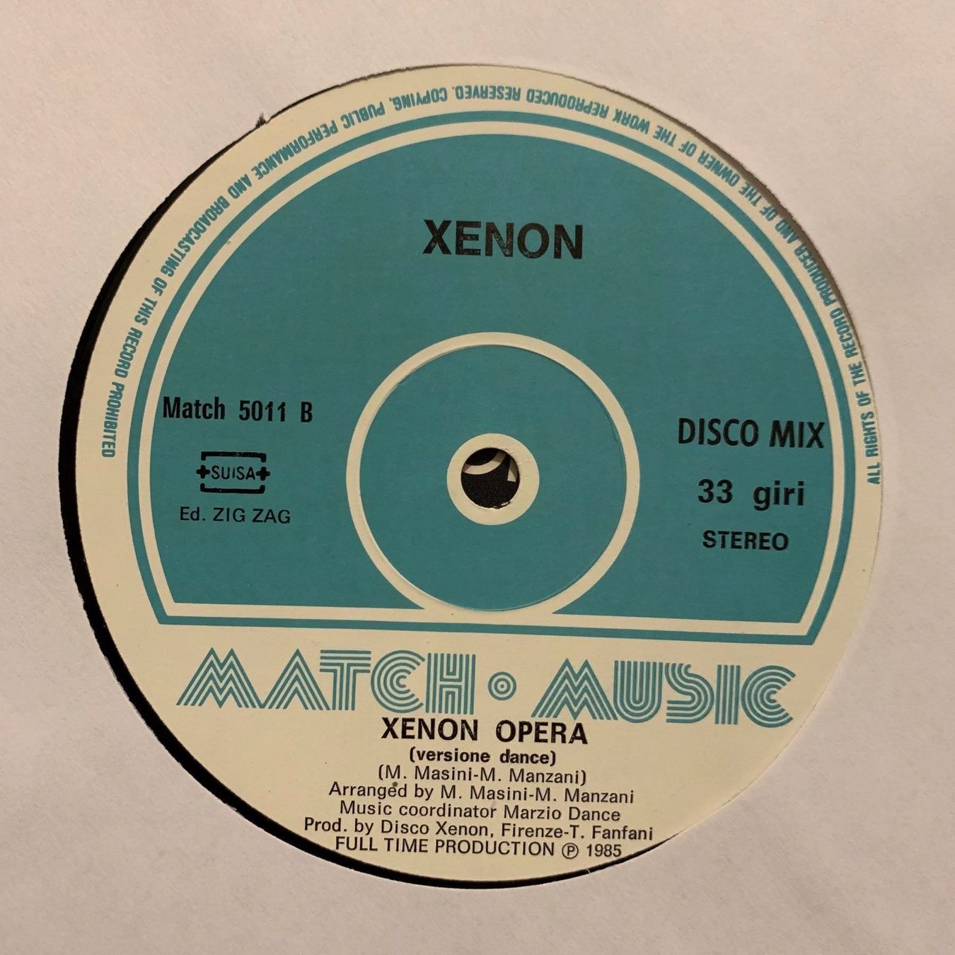 Schallplatten: XENON / OPERA - ITALO DISCO (1985) – Gebraucht aus Sarnen von m-basic 3
