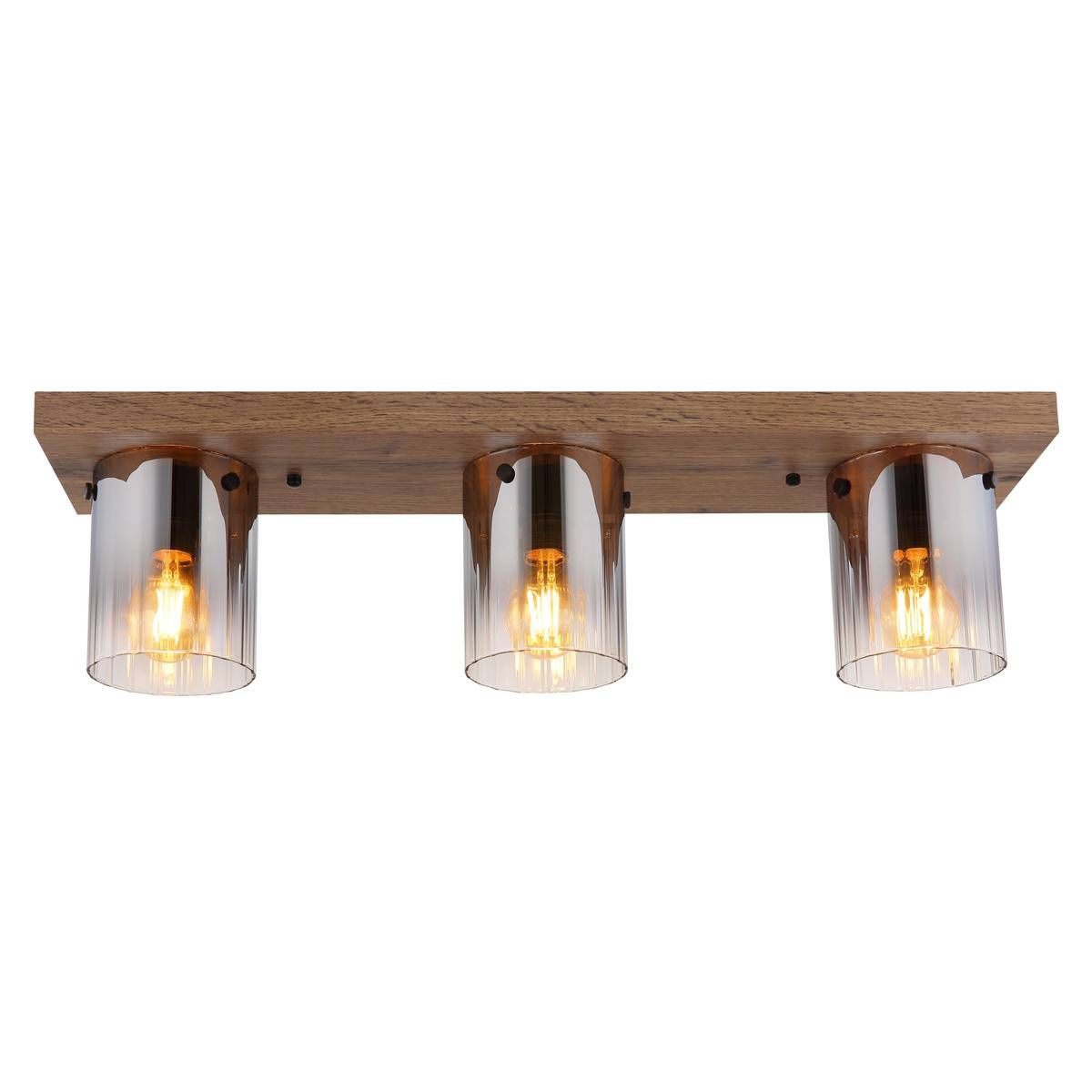 Kronleuchter & Deckenlampen: Deckenleuchte, Holzoptik, 71 cm x 16 cm – Neu (gemäss Beschreibung) aus Kreuzlingen von Smart-Light 2