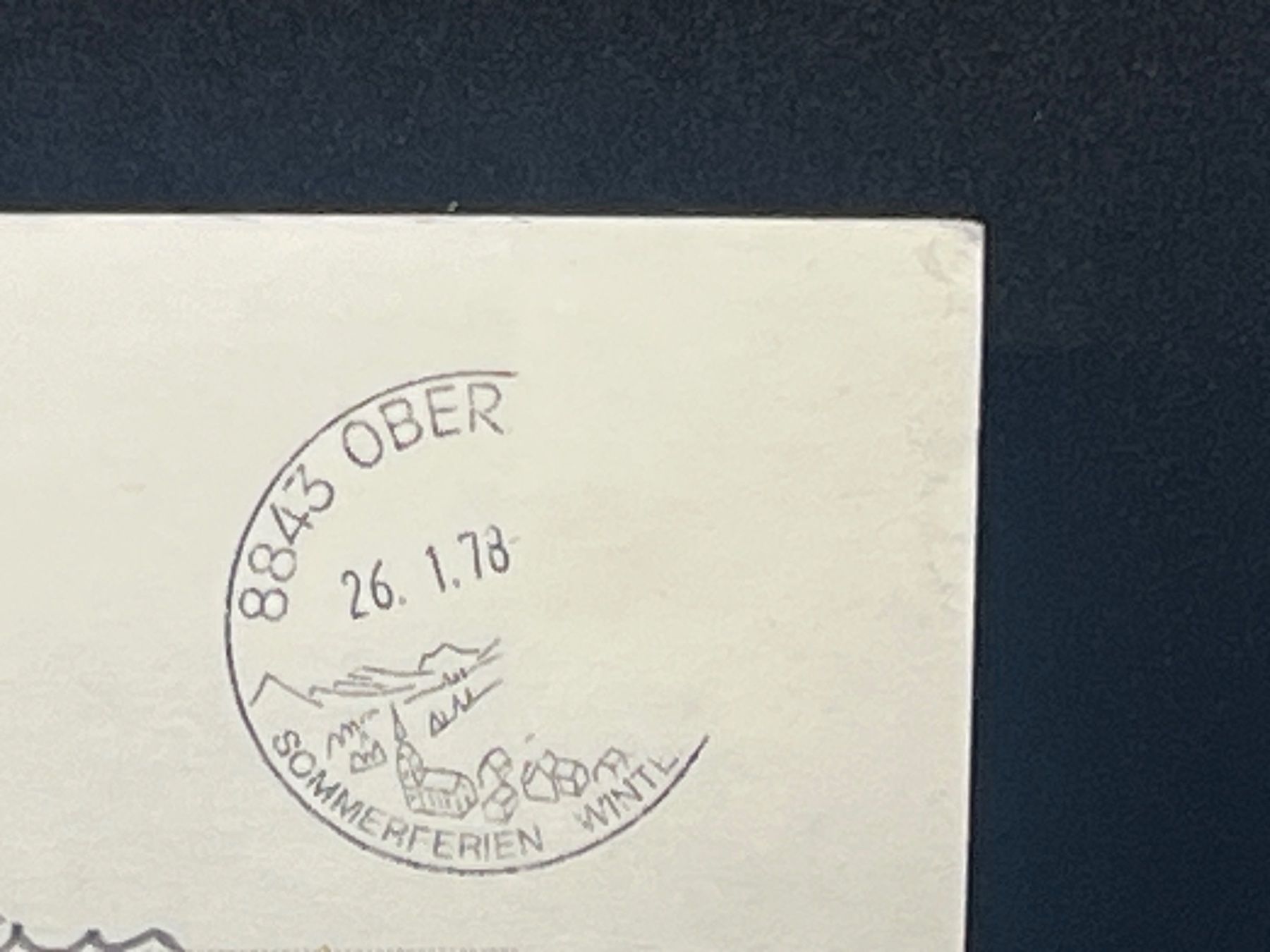 Cartoline postali: Oberiberg 1086m – Usato da Widnau venduto da Brusi9 1